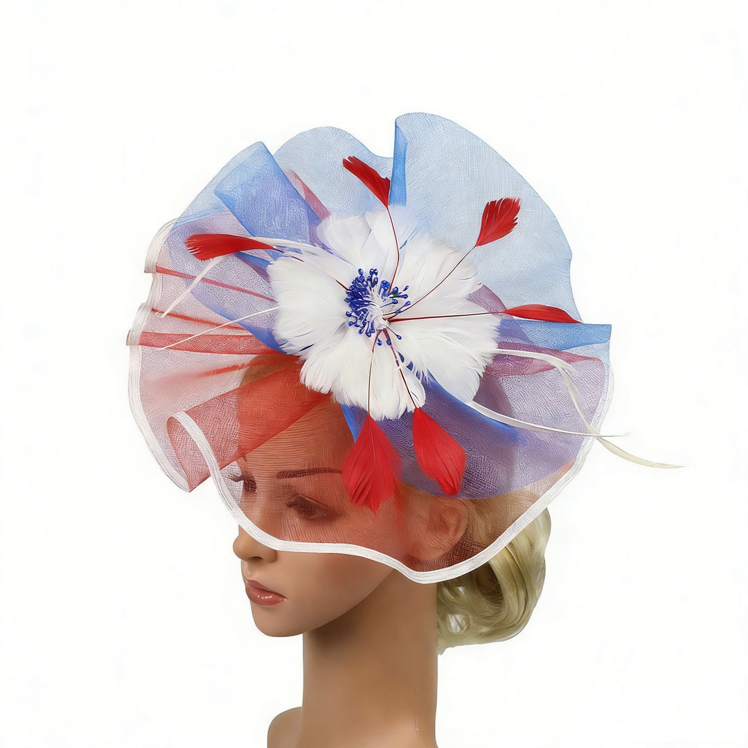 Mother of the Bride Feathered Fascinator Secure headband fit
