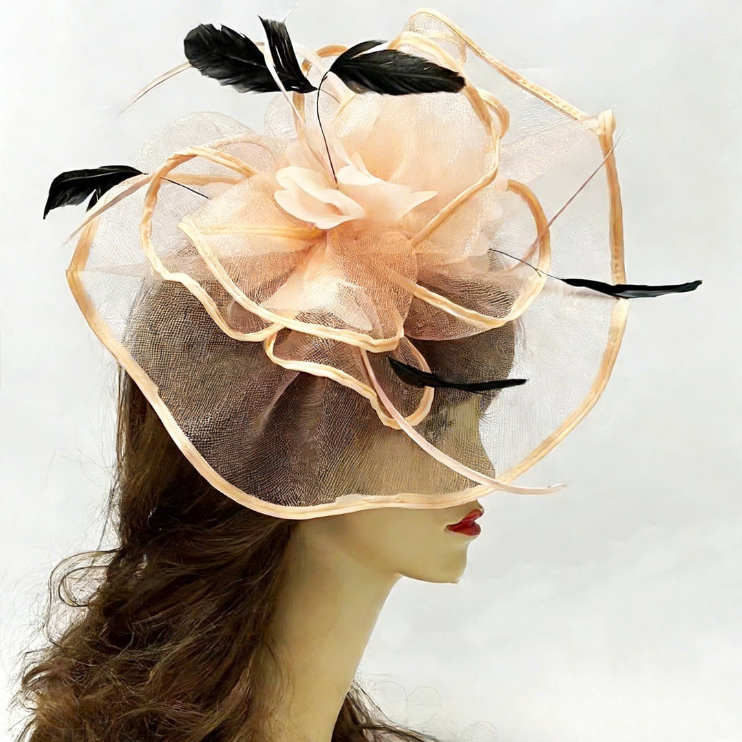Mother of the Bride Feather Fascinator Wedding Guest