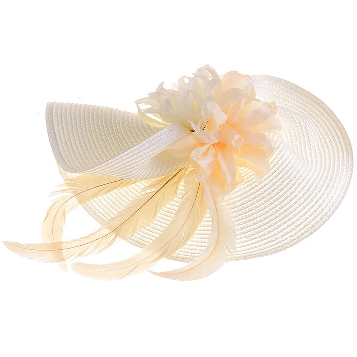Woven Sinamay Floral Fascinator Mother of the Bride