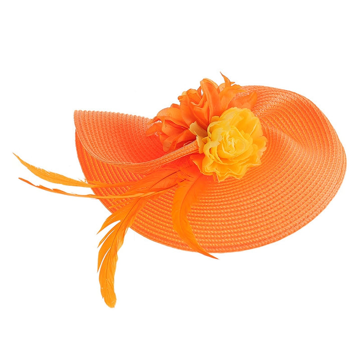 Woven Sinamay Floral Fascinator Mother of the Bride