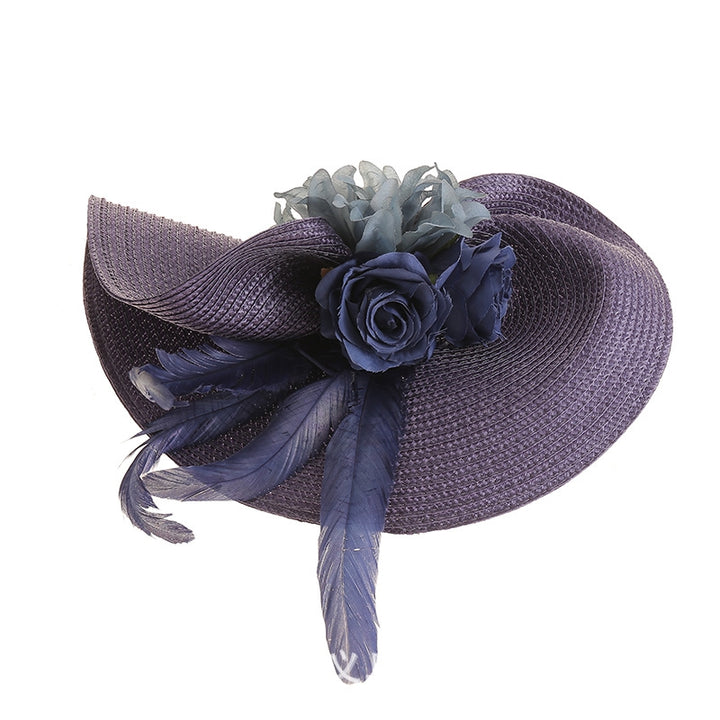 Woven Sinamay Floral Fascinator Mother of the Bride