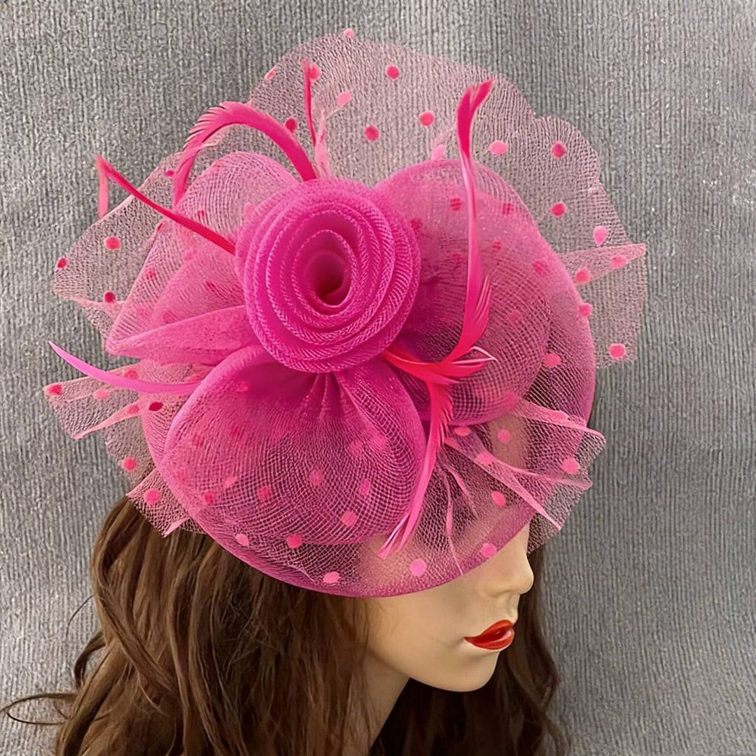 Mother of the Bride Netting Fascinator Wedding Guest