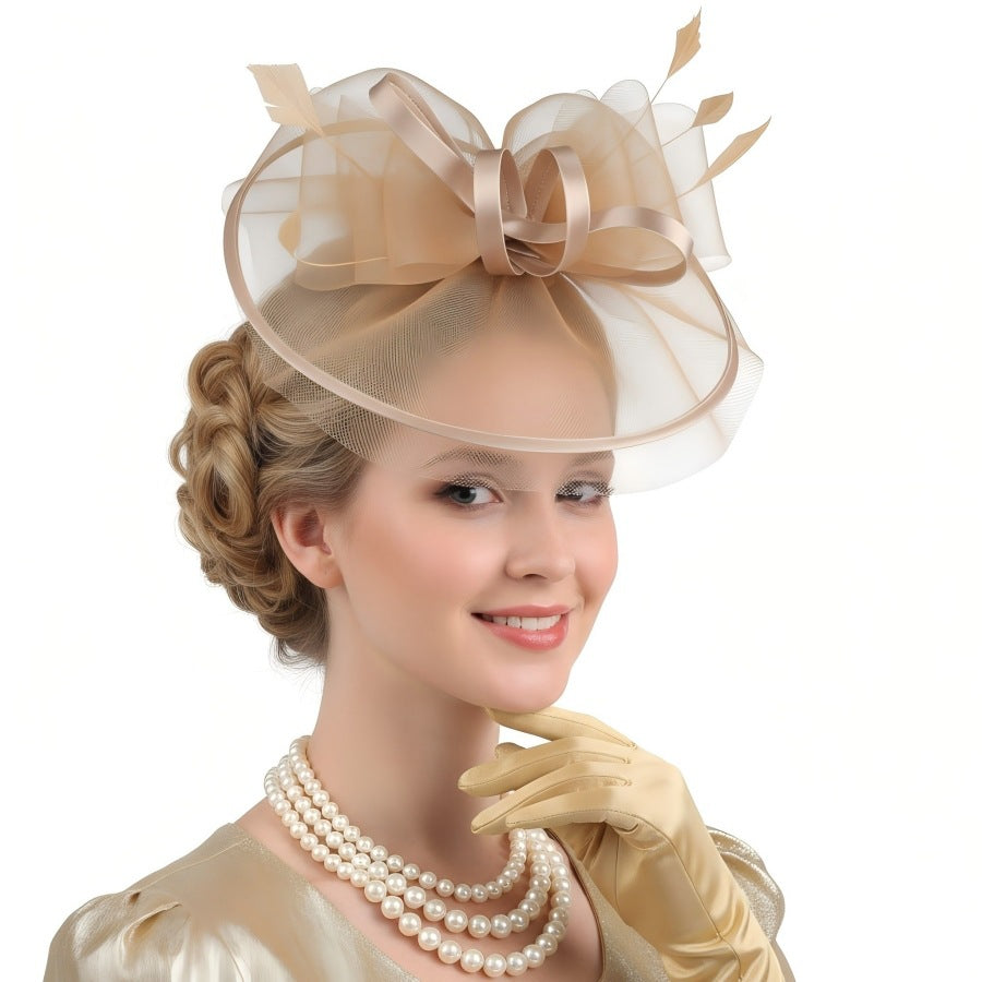 Mother of the Bride Elegant Hatinator Secure headband fit