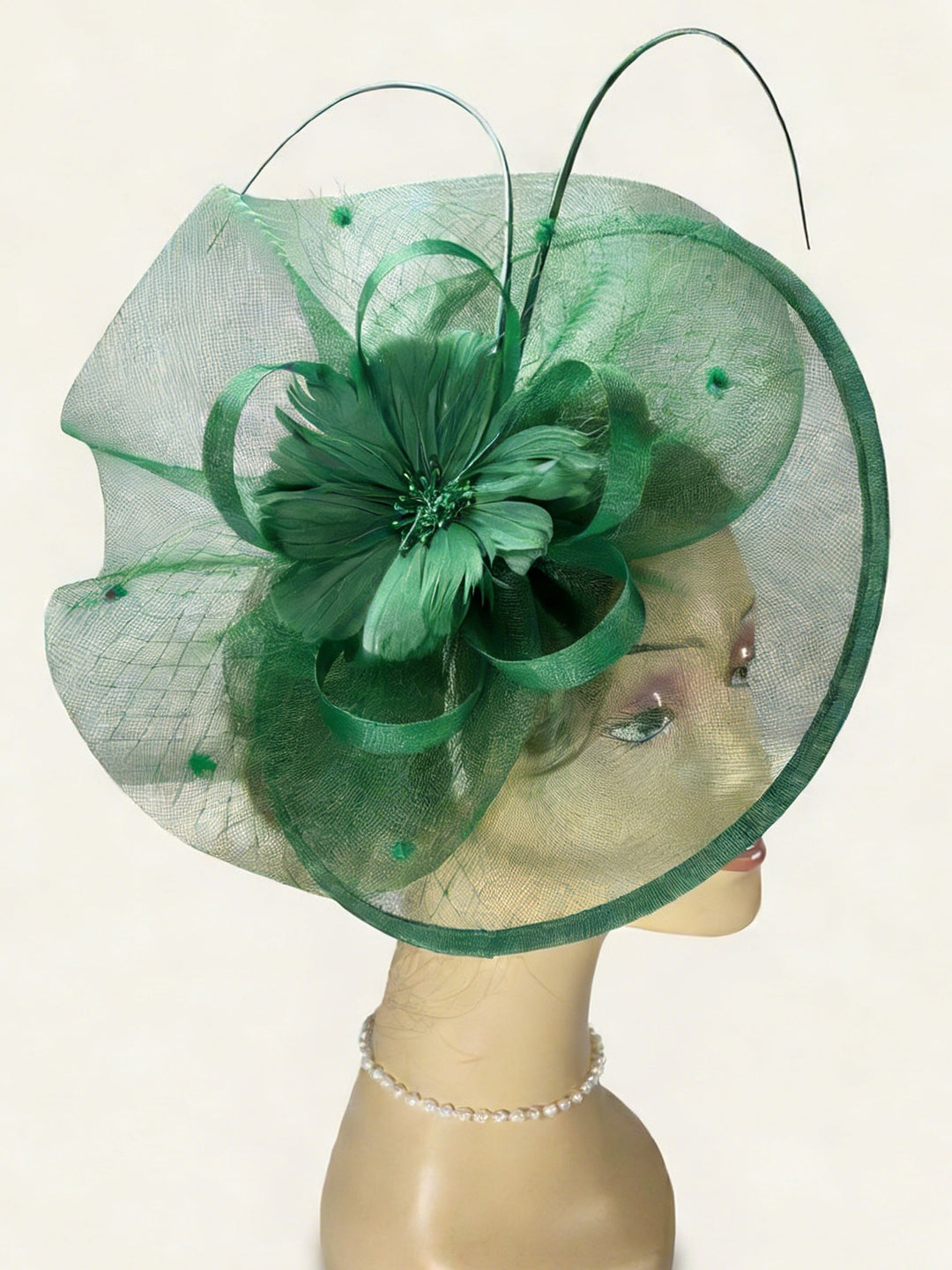 Elegant Fascinator Garden Wedding