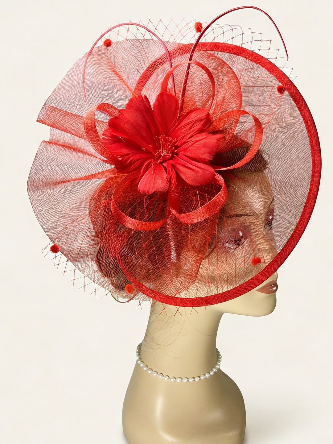 Elegant Fascinator Garden Wedding