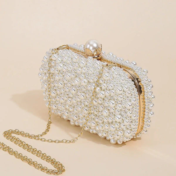 Pearl Attractive Charming Refined Clutch Bags