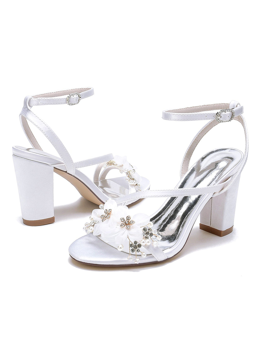 Women's  Rhinestone High Heel Open Toe Bridesmaid Shoes