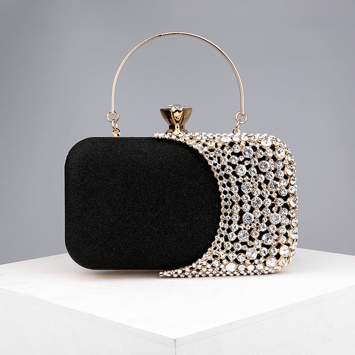 Imitation Diamond Retro Versatile Clutch Bags