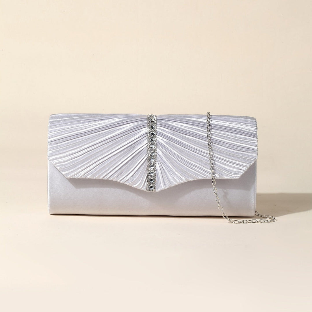 Glitter Envelope Metal Folds Clutch Bags