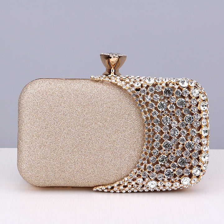 Imitation Diamond Retro Versatile Clutch Bags