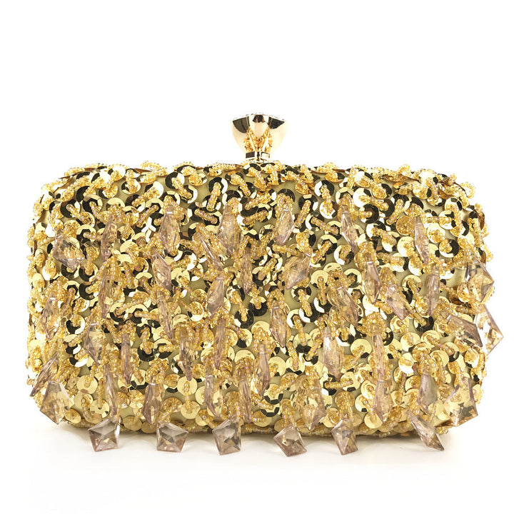 Imitation Diamond Sequins Hand Clutch Bags