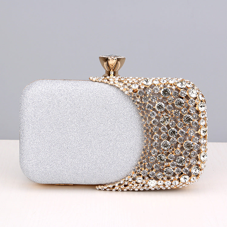 Imitation Diamond Retro Versatile Clutch Bags