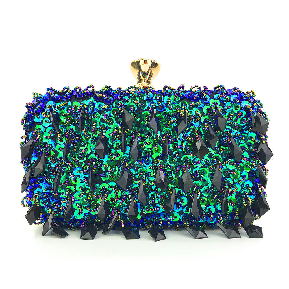 Imitation Diamond Sequins Hand Clutch Bags