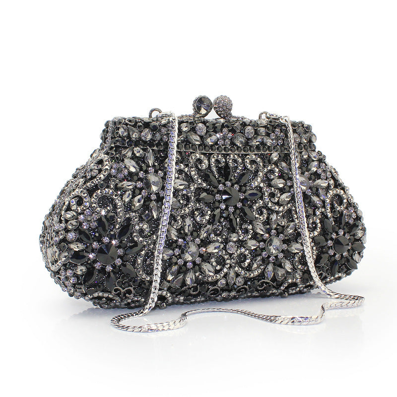 Imitation Diamond Chain Hand Clutch Bags