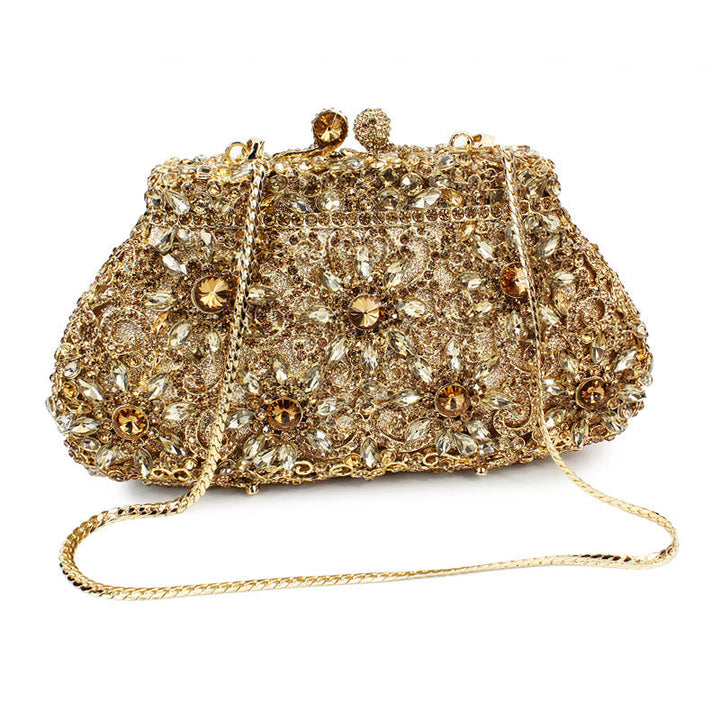 Imitation Diamond Chain Hand Clutch Bags