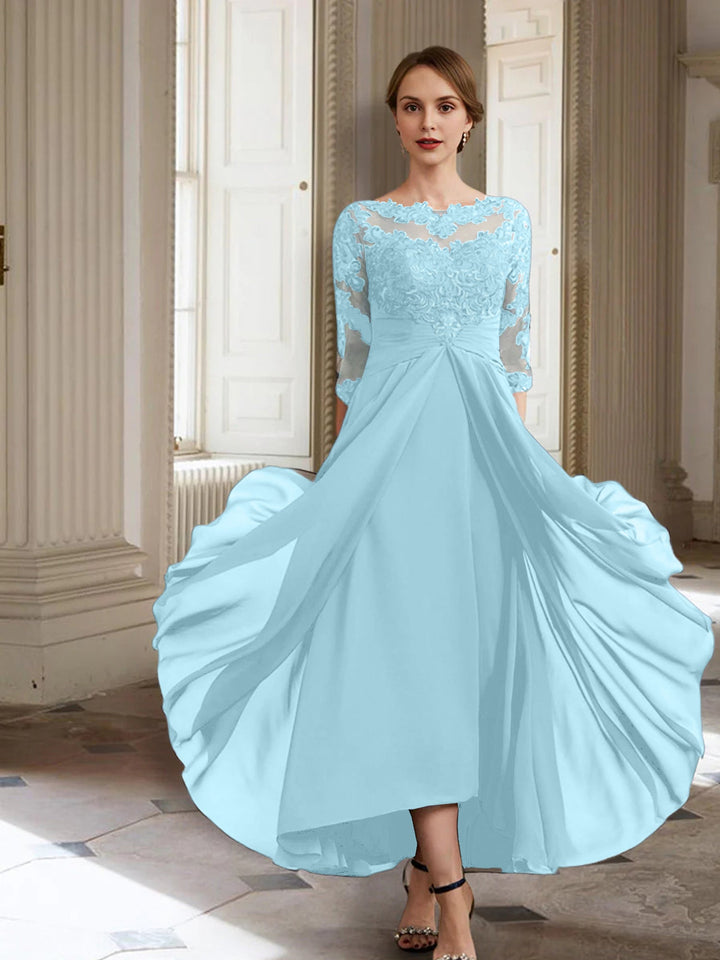 A-Line/Princess Long Sleeves Mother of the Bride Dresses with Applique