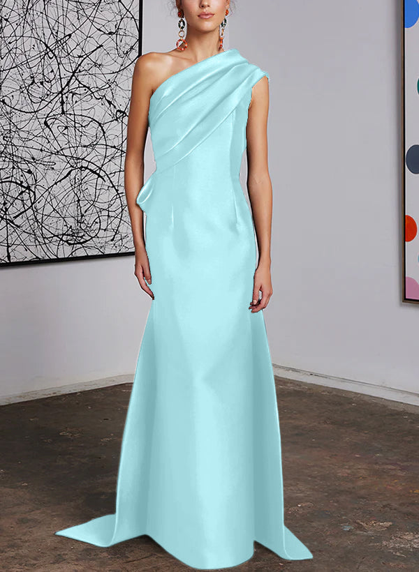 Sheath/Column One-Shoulder Mother of the Bride Dresses