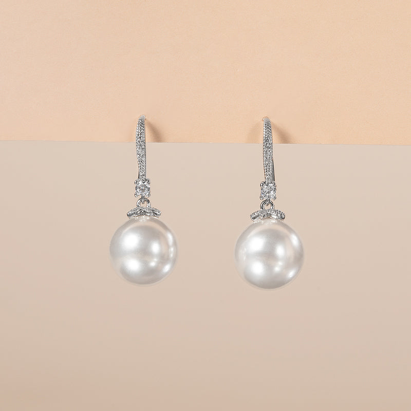 Elegant Pearl Drop Earrings