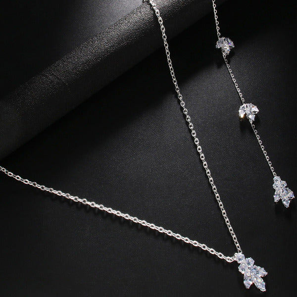 Elegant Rhinestone Back Necklaces