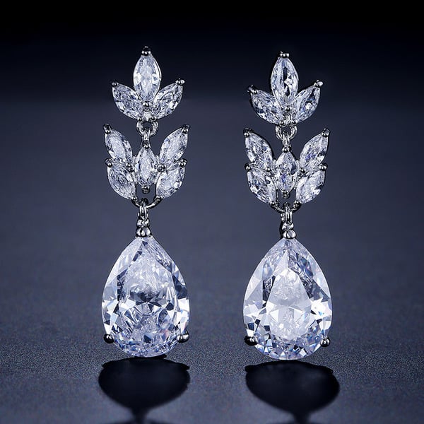 Gorgeous Zircon Drop Earrings