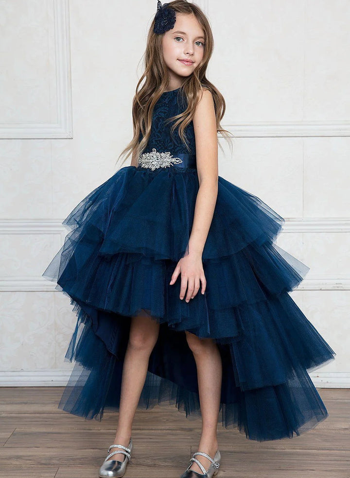 Ball Gown Tulle Flower Girl Dresses With Beading