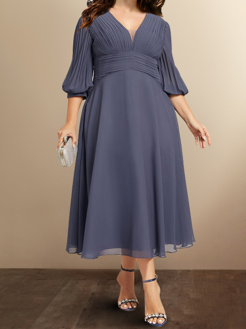 A-Line/Princess V-Neck Mother of the Bride Dresses