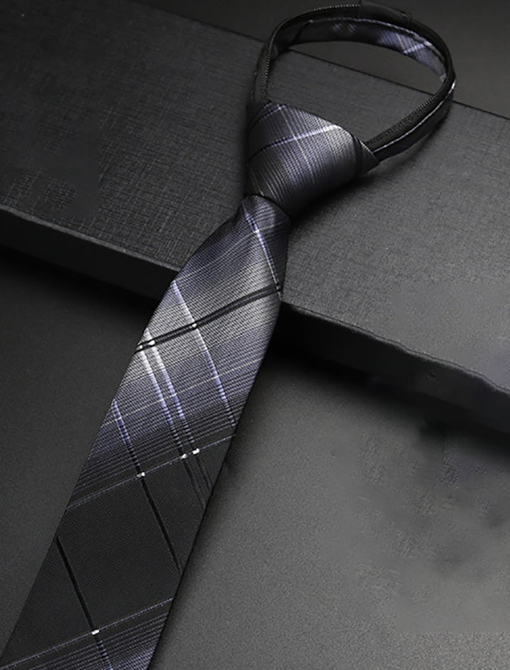 Men's Basic Ties Striped Solid Colour