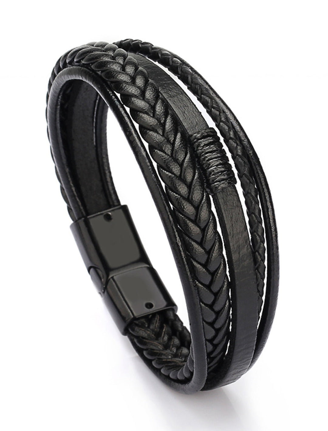 Men's Leather Bracelet Classic Imagine Stylish Simple Ethnic Fashion