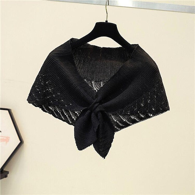 Women's Knitted Vest Shoulder Scarf Stylish and Feel Cozy Daily Wear For Wedding