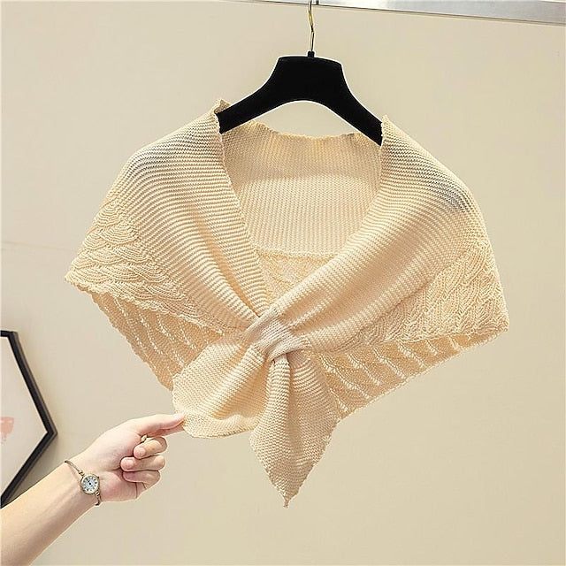 Women's Knitted Vest Shoulder Scarf Stylish and Feel Cozy Daily Wear For Wedding