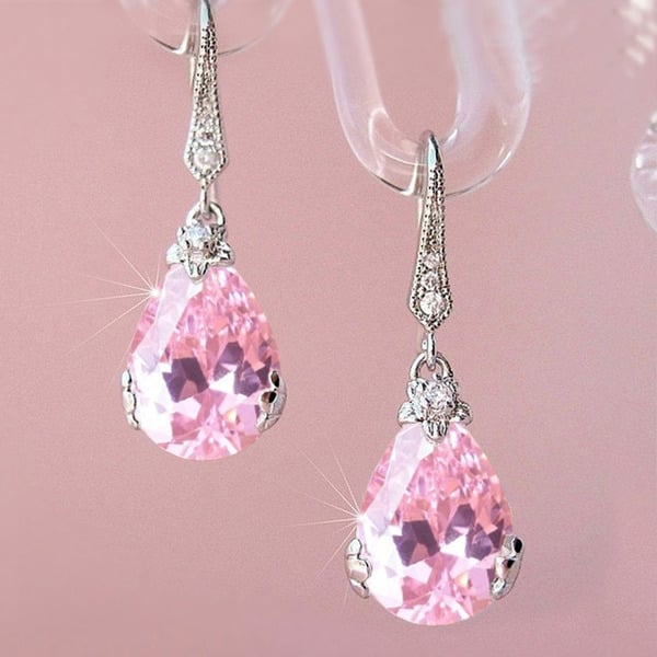 Shining Rhinestone Drop Earrings