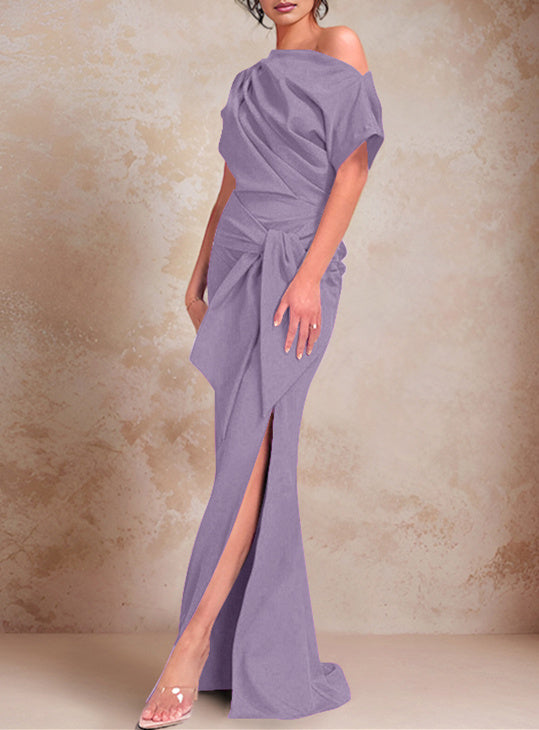 Trumpet/Mermaid One-Shoulder Floor-Length Mother of the Bride Dresses