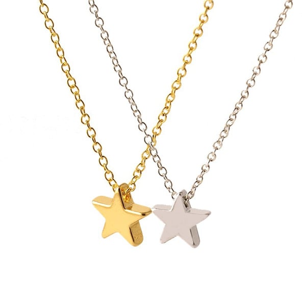 Simple Star Chain Necklaces