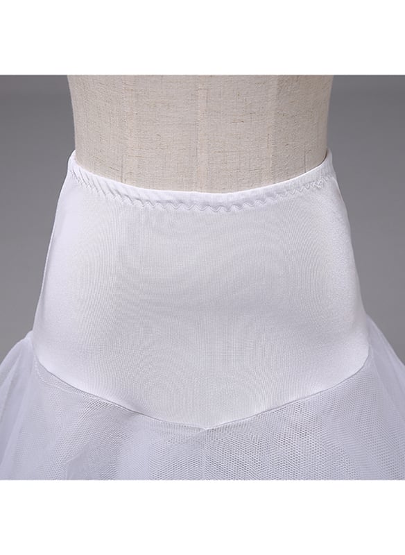 Women A-Line Slip Polyester  3 Tiers Petticoats