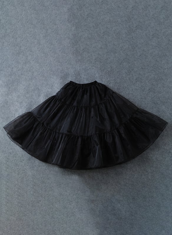 A-Line Slip Polyester Tea-Length 3 Tiers Petticoats