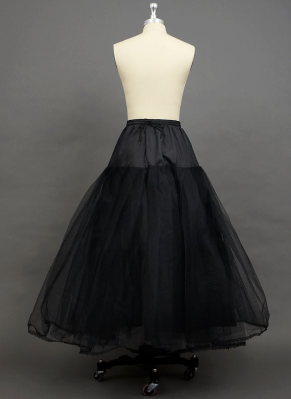 Women A-Line Slip Tulle Netting 3 Tiers Petticoats