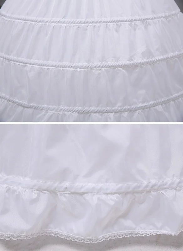 Women Ball Gown Slip Polyester 1 Tiers Petticoats