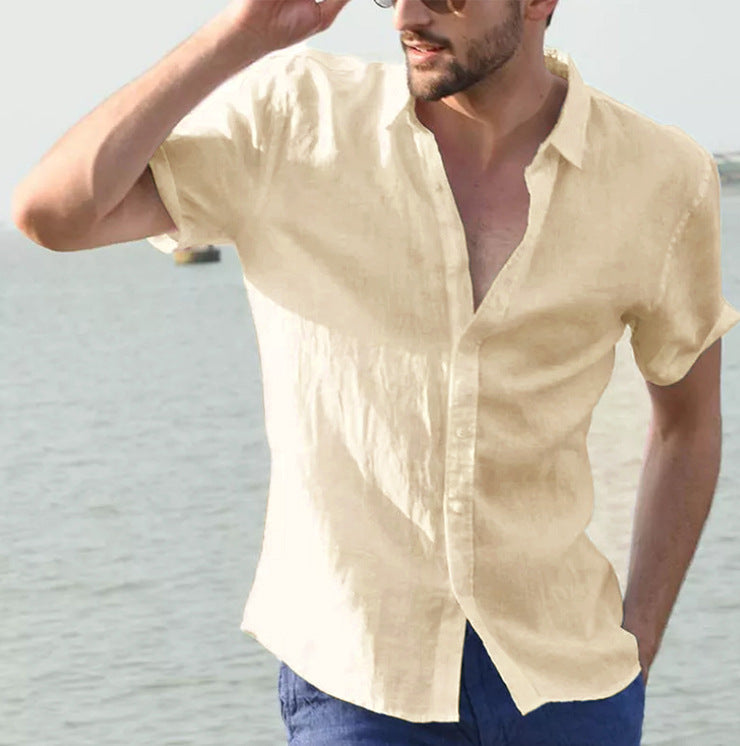 Men's Casual Solid Colour Shirt