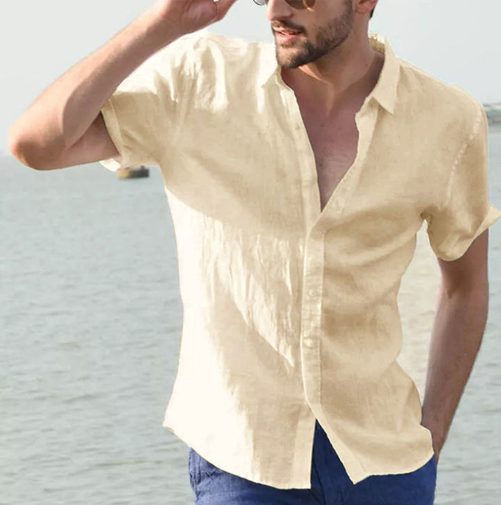 Men's Casual Solid Colour Shirt